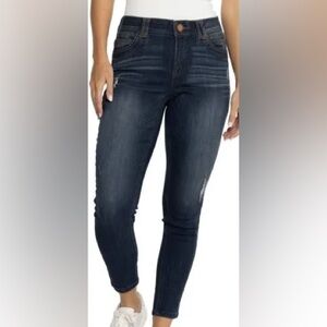 Democracy Ab Technology Destructed High Rise Skinny Ankle Denim Jeans Women’s 8